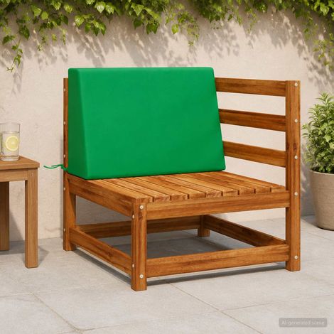 vidaXL Coussin de dossier SOEST 100 % polyester Vert 60 x 20 x 40 cm (1/5)