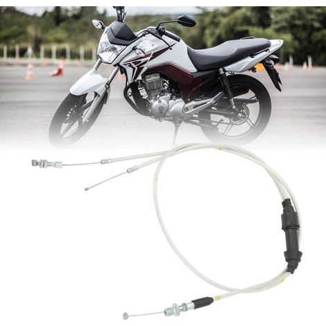 Câble d'accélérateur double pour motos, compatible avec les moteurs Honda CG150CC, 200CC et 250CC. (1/5)