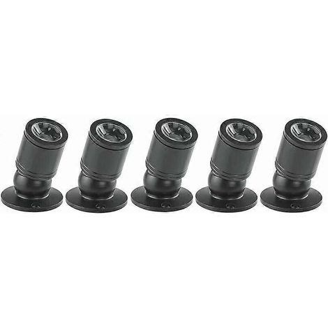 Mini spot LED encastré, 1 W, pour plafond et mur, lot de 5. (1/4)