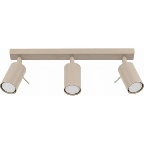 Sollux RING Barre de spots encastrés Ring Ceiling Spotlight Bar Taupe 3x GU10 (1/5)