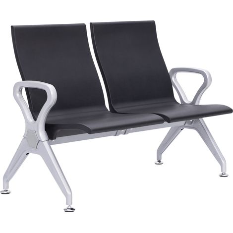 Banc d'attente Ermin 2 places Noir (1/5)