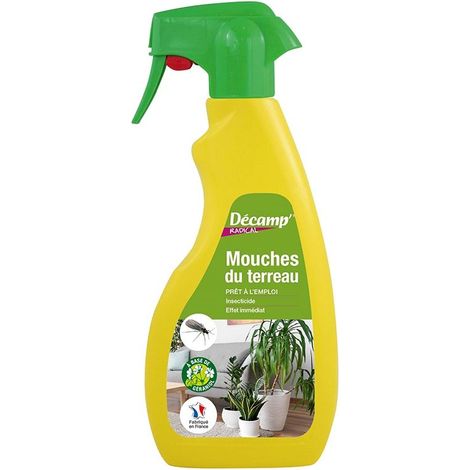 Traitement Mouches du terreau en spray de 500ml - Décamp Radical