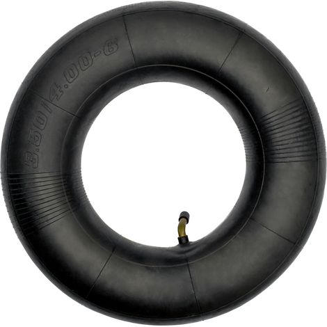 Inner Tube 3.50/4.00-6 with TR87 Angled Valve Stem (Pack of 1), for Hand Trolleys, Utility Carts, Lawnmowers, Wheelbarrows, Sack Trucks, Scooters, Replacement 13x4.00-6, Tire 4.00 (1/5)