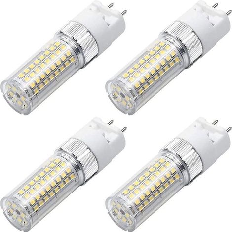 4-Pack Ampoule LED G12 16W Ampoules LED G12 à Base AC 85-277V G12 Lampes à Base de maïs à Deux Broches Blanc Chaud 3000K 150W G12 (1/5)
