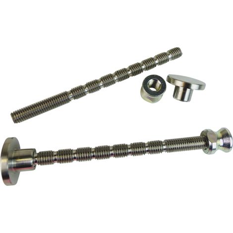 Kit de fixation simple traversant pour poignée de tirage - Finition : Inox - FORLOCK (1/2)