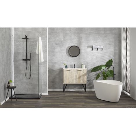 Dalle murale PVC CHICAGO DUMAWALL, L.65 x l.37,5 cm, Ep.5 mm (1/5)