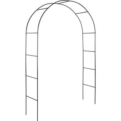 Arche de Jardin, Support pour Plantes grimpantes Arche à rosiers Tuteur Décoration extérieure, 240x140x37cm (1/5)