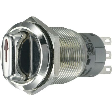 TRU COMPONENTS 701810 LAS1-AGQ-11X/21 Vandalismusgeschützter Drehschalter 250 V/AC 5 A Schaltpositio (1/4)