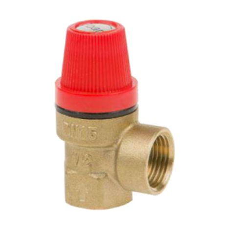 Soupape de sécurité pour chaudière - Femelle / Femelle 1/2" (15/21) 3 bar - Arcanaute