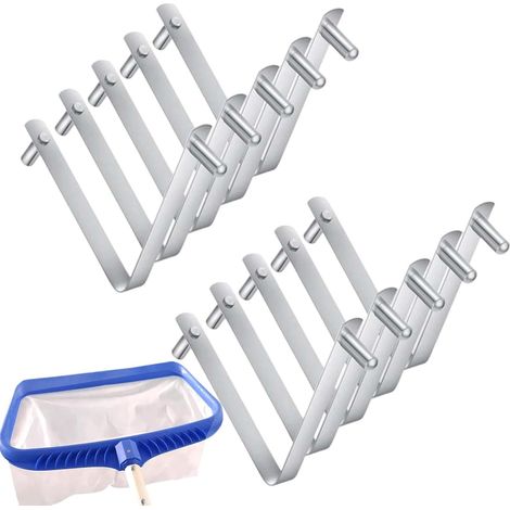 Clips de verrouillage double robustes pour perches de piscine et de spa – Lot de 10 pièces de rechange (1/5)