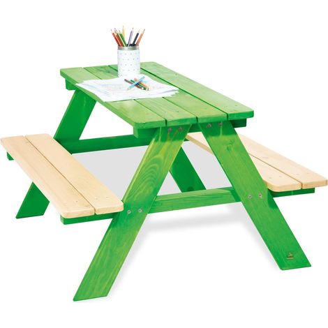 Pique-Nique-Table 'Nicki pour 4 - Vert (1/5)