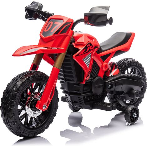 Moto Elettrica per Bambini 12V 4,5Ah Rosso