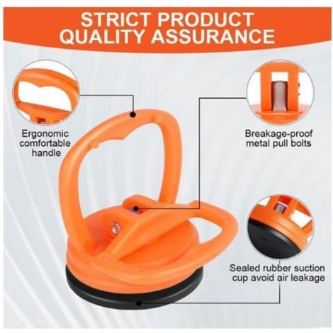 Kit Debosselage Carrosserie - 4PCS - Ventouse - Outils de Réparation - Extracteur de Bosses (1/4)