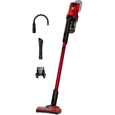 Einhell Akku-Stielstaubsauger TE-SV 18 Li-Solo Power X-Change (Li-Ion, 18V, unbegrenzte Laufzeit dank Wechselakku-System, beutellos, Zyklontechnologie, BOOST-Mode, 3-fach Filtersystem)