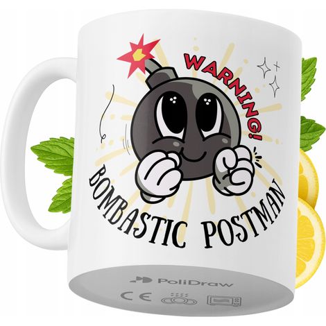 Lustige Kaffeetasse mit witzigem Textdesign für Postboten – ideal für Geburtstage, Namenstage und Feiertage. Hochwertige Tasse für besondere Anlässe, ob zu Hause, im Büro oder bei der Arbeit. Farbe: W