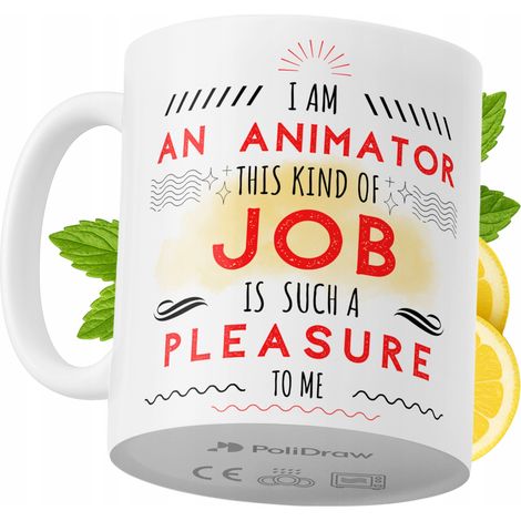 Lustige Tasse für Animatoren – Kaffee- oder Teetasse mit witzigem Textdesign – ideal für Geburtstage, Namenstage, Feiertage und besondere Anlässe. Hochwertige Tasse für Zuhause, Büro und Arbeit. Farbe (1/5)