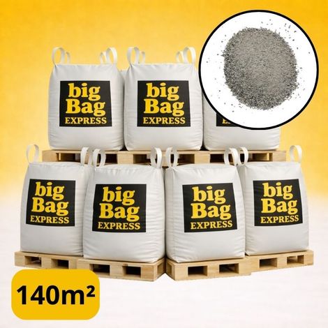 PACK 7 X BIG BAG de +/- 1,5T ≃ 140M² Sable Stabilisé Gris pour Terrain de Pétanque Ø 0/6 mm - Livraison PREMIUM (1/5)