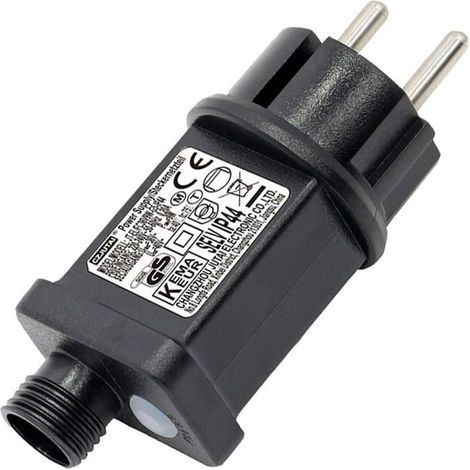 31V 6W IP44 Lichterketten-Transformator, 8-Modus-Timer, Netzteil für Weihnachtsdekoration im Außenbereich, wasserdichter Lichtadapter (1/5)