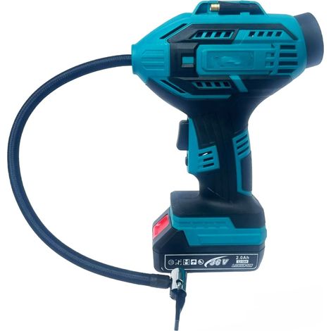 Compressore Aria Portatile Doppia Batteria Litio 36V Digitale Ruote Auto Moto (1/5)
