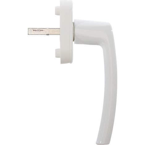 Maniglia Roto Line standard senza logo, bianco traffico, lunghezza perno 32 mm (1/3)
