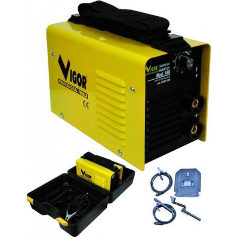 Soldadoras Vigor Inverter 160 Kit Maletín con Accesorios