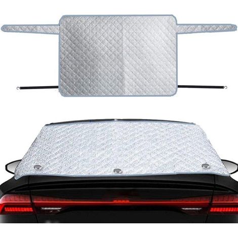 Couverture antigel voiture - 140 x 80 CM - Protection pare-brise - Couverture lunette arrière voiture - Matériau 4 couches de haute (1/5)