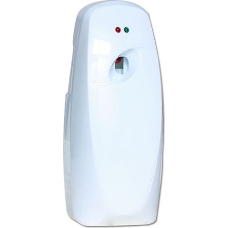 Distributeur Automatique de Spray Désodorisant,Aérosol Maison Intérieur Mural/Autoportant Désodorisant Réglable,Distributeur de Parfum en Spray pour Salle de Bain,Bureau,Hôtel,Blanc (1/5)
