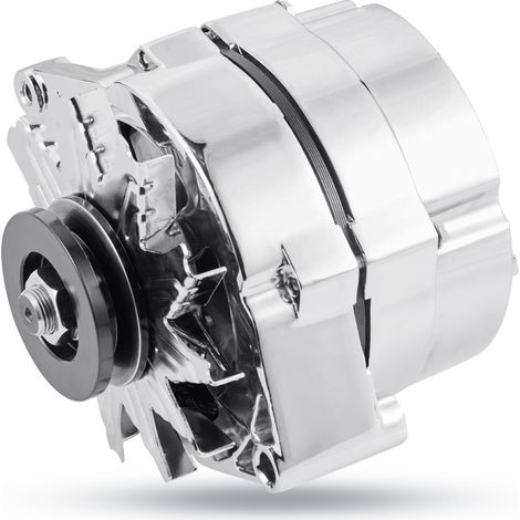 VEVOR Alternateur de Voiture 7127-SE105C, Compatible avec Street Rod Auto-excitant a 1 Fil GM 305 350 BBC SBC, Apollo 4,1 L 1973-1974, Century 2,5 L de 1982, Remplacement 1-2400-11DR-2, 7127-SECN-100A