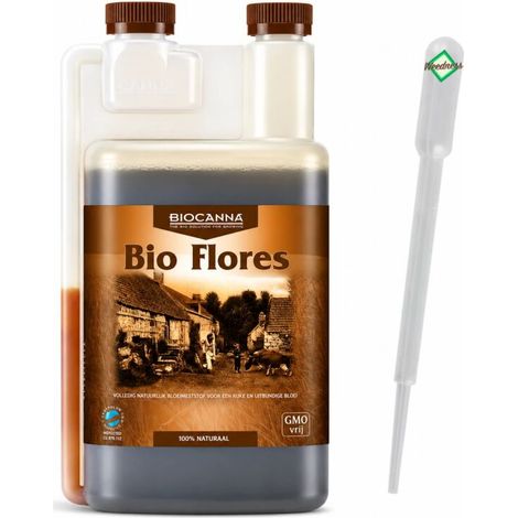 Canna Bio Flores 1 L Bio engrais de floraison engrais pour plantes floraison (1/5)
