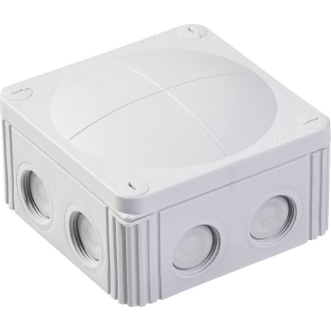 Wiska 10060532 Abzweigkasten (L x B x H) 110 x 110 x 66 mm Lichtgrau IP66/IP67 1 St.
