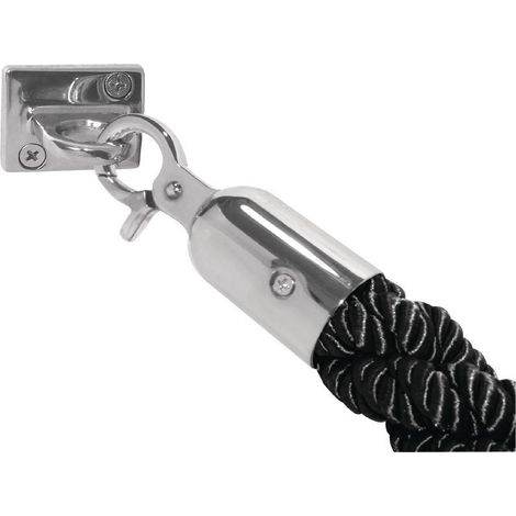 Corde torsadée pour barrière - Noire -  Bolero