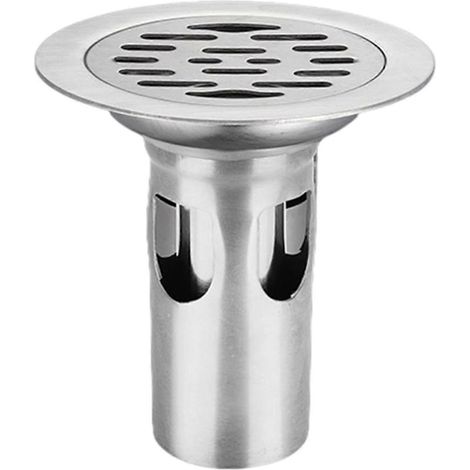 Siphon de sol, drain d'égout, anti-odeurs, anti-refoulement, bonde de piscine, couvercle de crépine de douche, couvercle pour évier de cuisine ou de buanderie-11.8x9cm Single