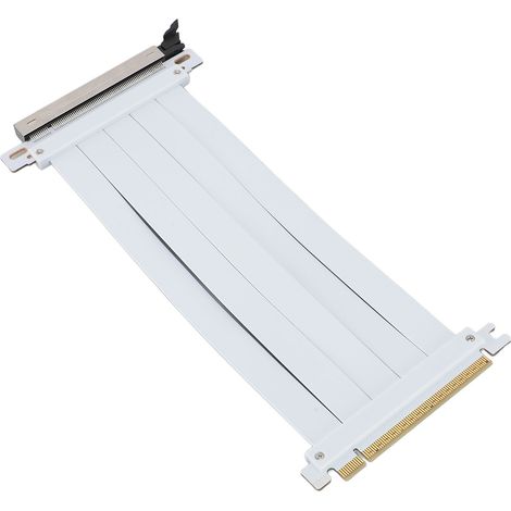 Câble riser PCIe 4.0 x16, carte PCB 128 Gbit/s, câble d'extension GPU flexible haute vitesse, adaptateur compatible avec PCIe 4.0, 3.0, 2.0 et 1.0. (1/5)