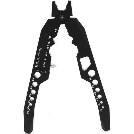 Pince multifonction pour amortisseur de chocs, pince à tête sphérique et clip, compatible Traxxas HSP voiture (noir) (1/5)