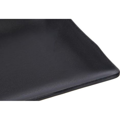 Plat rectangulaire - - 63374 - Mélamine - Noir - 17x25 cm (1/4)
