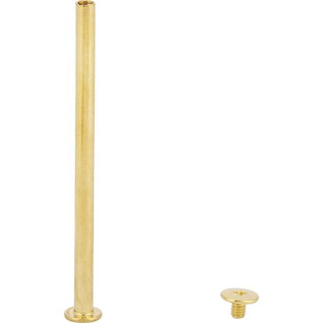 5 Stück M5 Flachkopf-Buchalbum-Nieten-Schraubenset DIY-Bastelnieten (M590) (1/5)
