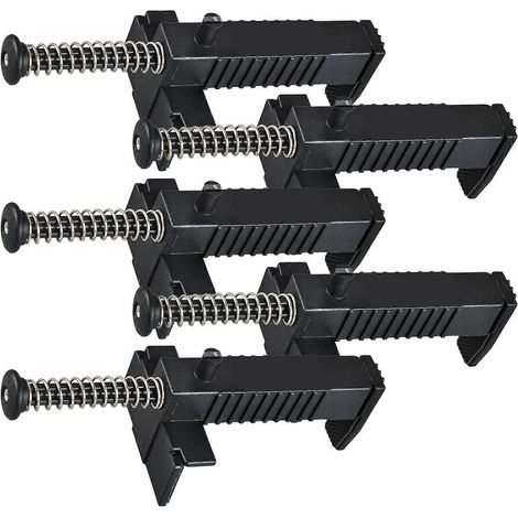 Mengxi Lot de 2/5 pinces à maçonnerie à ressort, robustes et antidérapantes, pour un gain de temps et un nivellement optimal. (1/5)