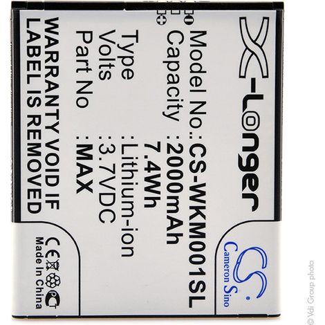 NX - Batterie téléphone, smartphone, GSM pour Explay 3.7V 2000mAh - L5503AEWAX (1/3)