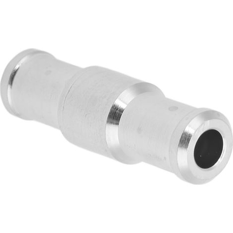 Clapet Anti-Retour 1 Voie Alliage Aluminium Argent pour Ligne Carburant Eau Huile Diesel Essence 12mm/0.47in (1/5)