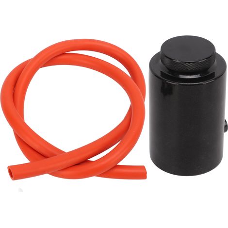Séparateur d'huile universel réservoir en aluminium billette, collecteur d'huile avec bouchon, adaptable automobile, noir, 350 ml (1/5)