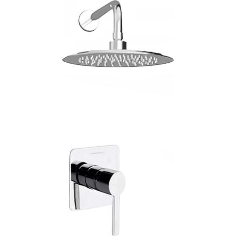 Ensemble mitigeur de douche encastré DRAKO avec douche de tête et bras mural - Ramon Soler - K3318012