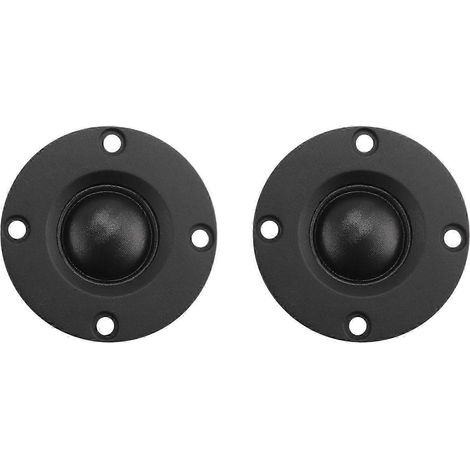 Tweeter à dôme souple en soie haute fidélité 6 ohms 30 W avec aimant néodyme et dissipateur thermique dentelé de 2 kNm. (1/5)