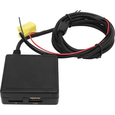 Adaptateur Bluetooth avec entrée AUX, amplificateur, filtre anti-parasites, adaptateur mains libres audio sans fil (remplacement)