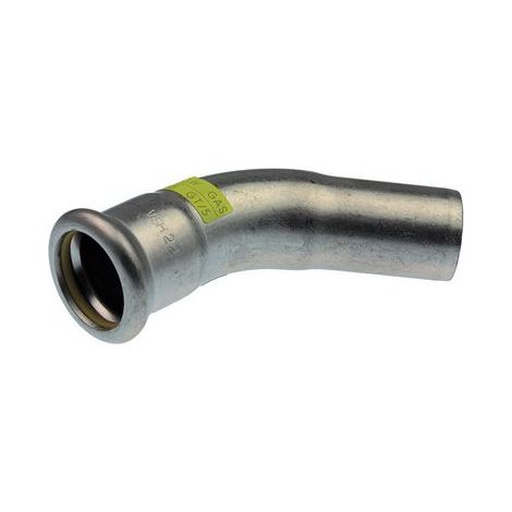 Logafix Edelstahl Gas Bogen 45 i/a 15 f. M-Presskontur - 7738327623 von Buderus