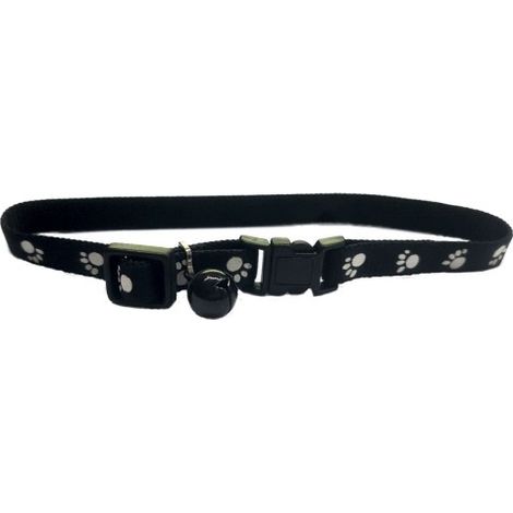 COLLAR AJUSTABLE CASCABEL 10x200-300 T/MINI. NEGRO