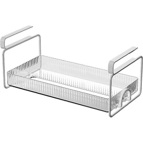 1 boîte de rangement suspendue, idéale pour la cuisine, la salle de bain ou comme rangement en papier. Sans perçage. Suspension inversée. (1/5)