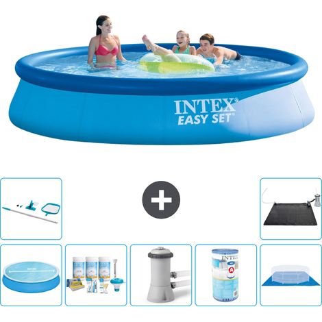 Intex Piscine Easy Set Ronde - 396x84 cm - 8-pièces S40736 (1/5)