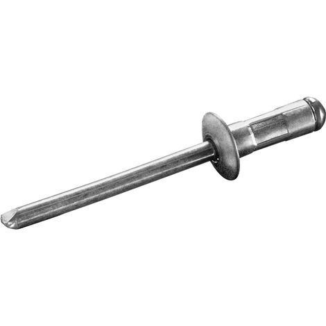 GOEBEL - 500 x Rivets multiserrages 4 x 16 mm - Aluminium AlMG 2,5/ Acier zingué - Tête plate - MULTI - 7770140161 (1/5)