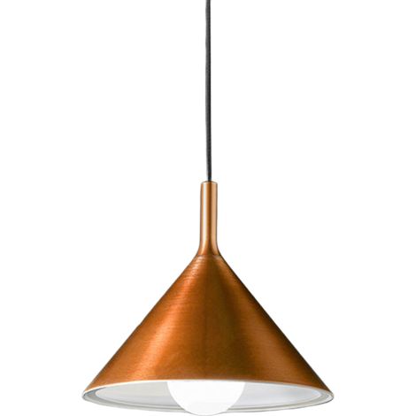 Lampe À Suspension Barbie S/P En Cuivre, Connexion E27, Max 60W, Structure En Aluminium Pour Intérieur - Gea Luce (1/3)