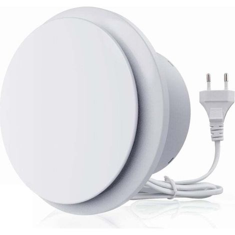 100mm Extracteur d'air 130m³/h 15W, Fonctionnement silencieux Ventilateur d'extraction à fort débit d'air, Économe en énergie, Pour Salle de Bain, Cuisine,toilettes, Serres,Tentes (4 inch) (1/4)